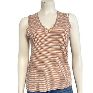 Madewell‎ stripe v-neck tank top cotton
Size xs